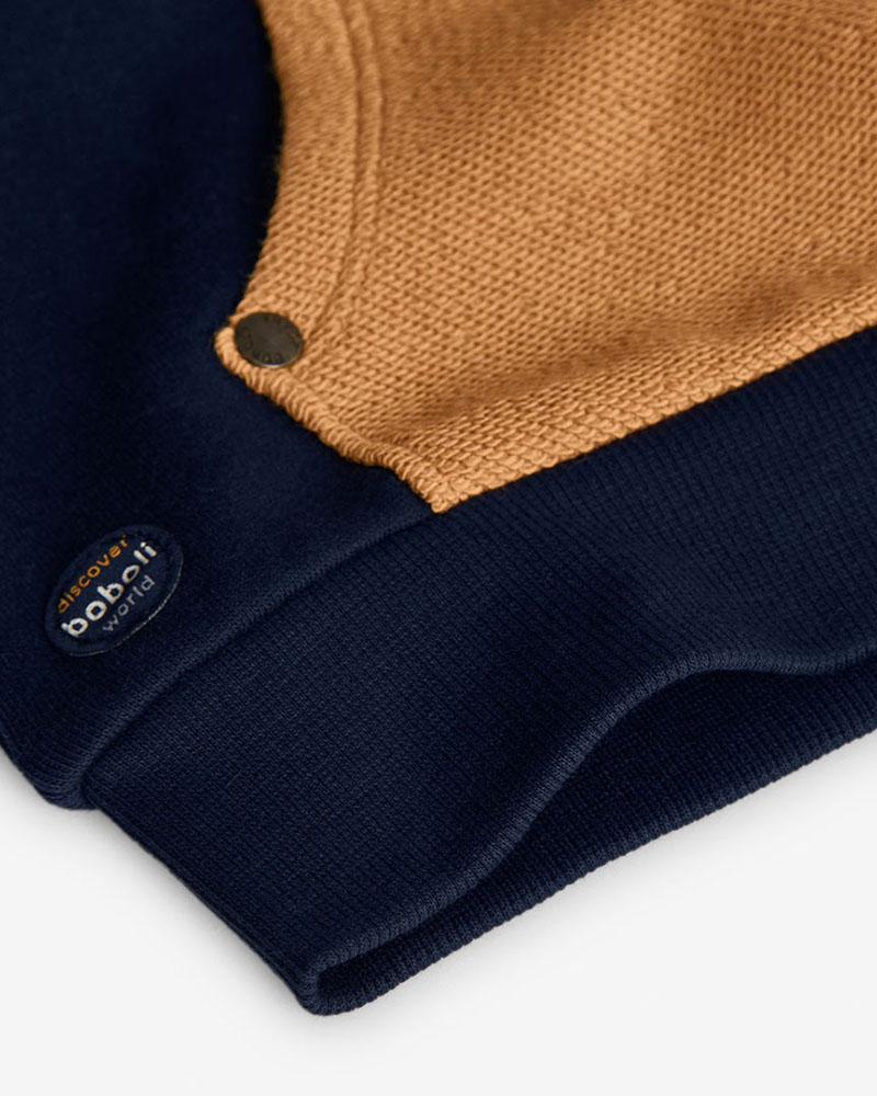 BOBOLI Fleece with pockets sweatshirt for baby boy - 302139 BOBOLI Fleece with pockets sweatshirt for baby boy - 302139