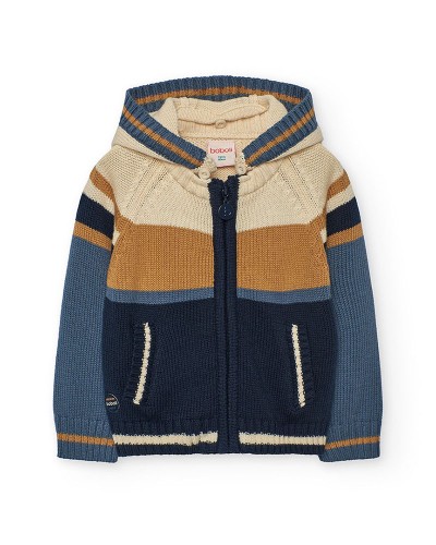 BOBOLI Knitwear jacket for baby boy -BCI - 302117