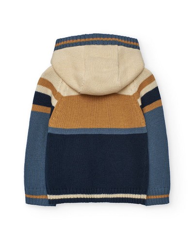 BOBOLI Knitwear jacket for baby boy -BCI - 302117