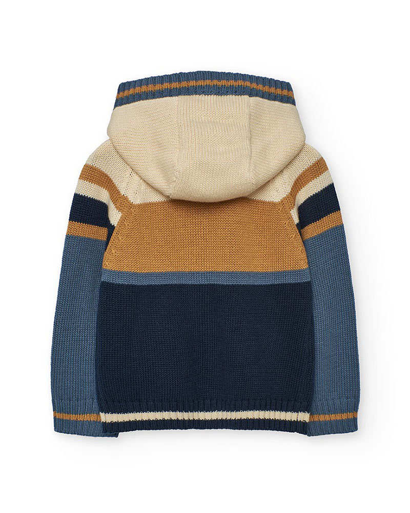 BOBOLI Knitwear jacket for baby boy -BCI - 302117