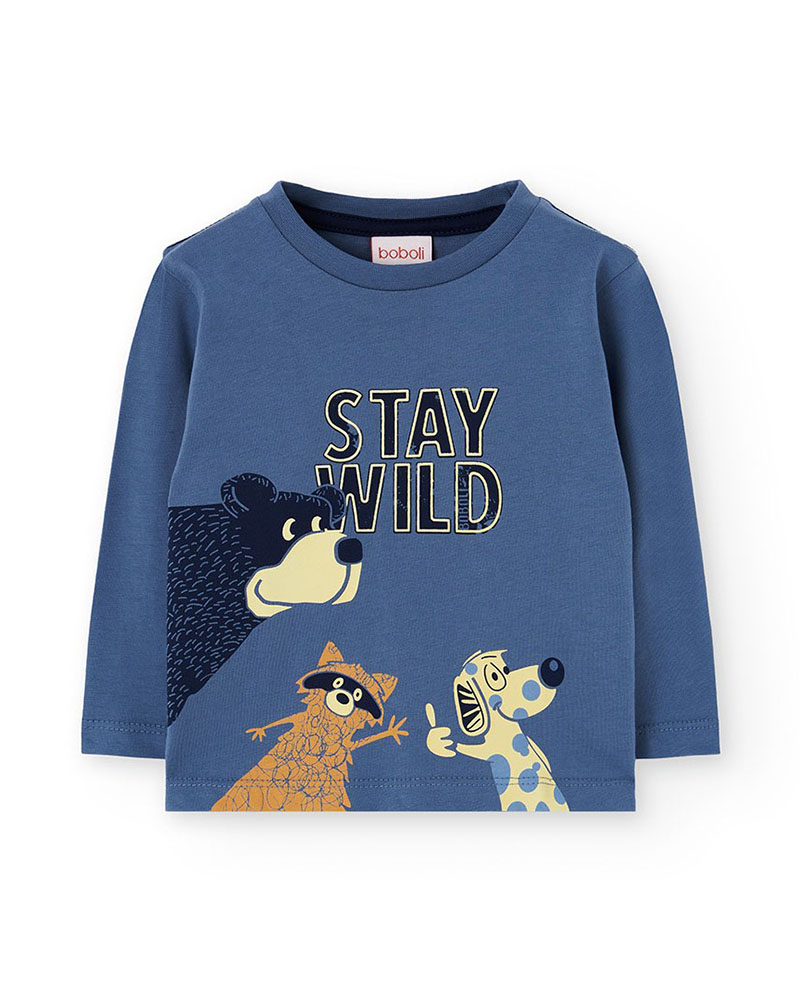 BOBOLI Knit t-Shirt for baby boy -BCI - 302005