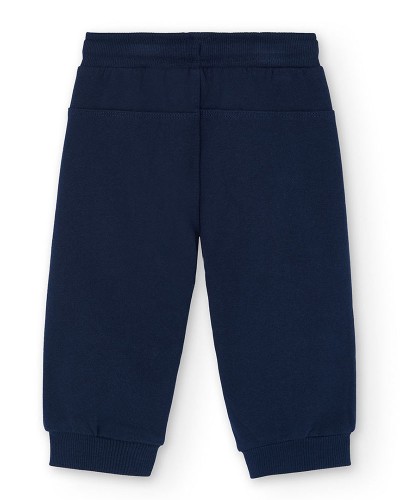 BOBOLI Fleece trousers basic for baby -BCI - 392060