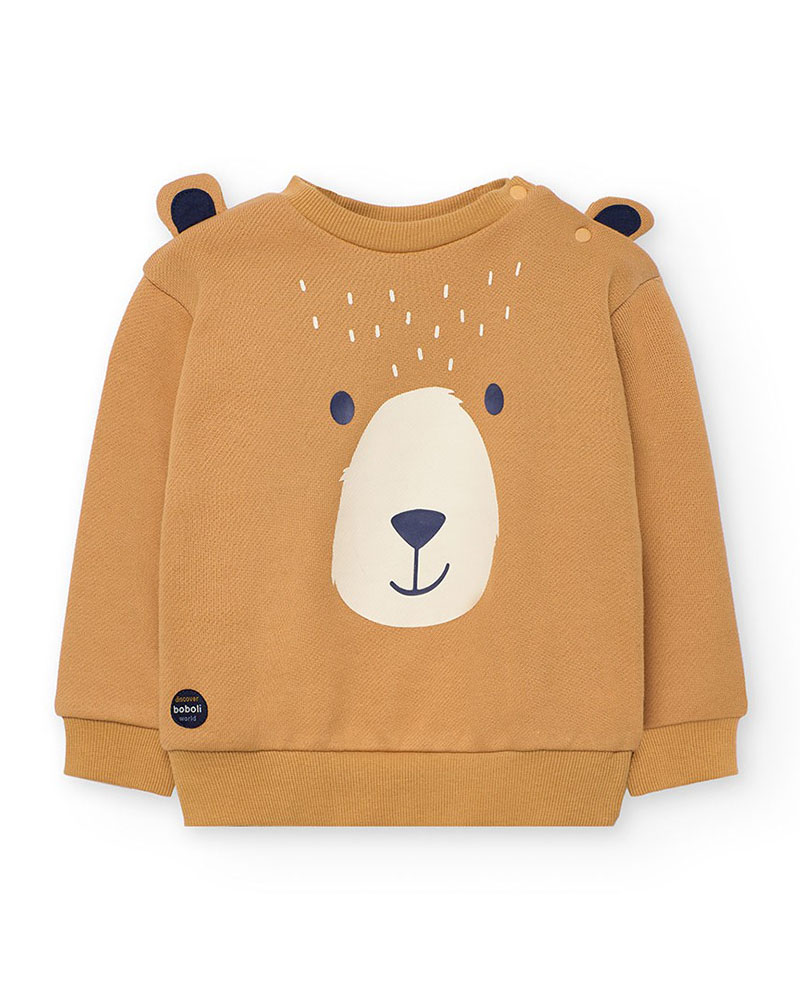 BOBOLI Fleece sweatshirt for baby boy - 302050