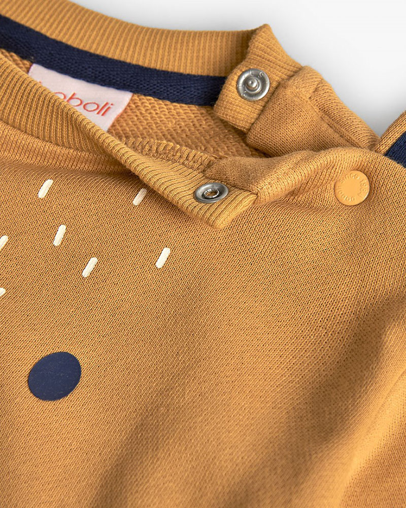 BOBOLI Fleece sweatshirt for baby boy - 302050