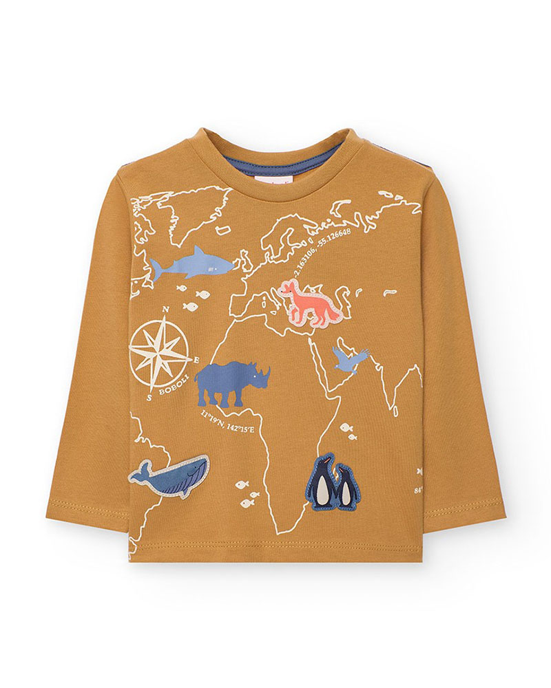 BOBOLI Knit t-Shirt for baby boy -BCI - 302072