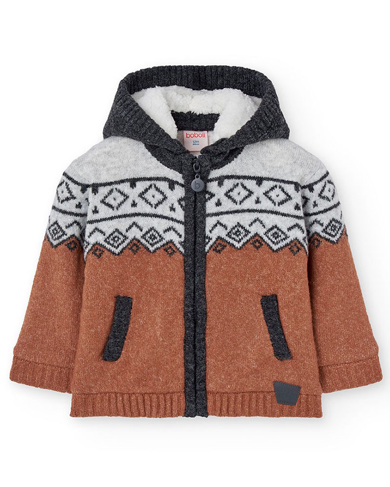 BOBOLI Knitwear jacket for baby boy - 312152 BOBOLI Knitwear jacket for baby boy - 312152