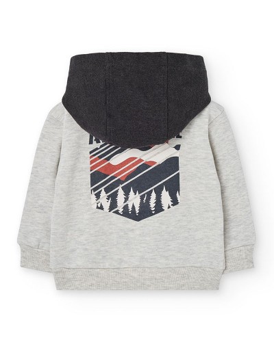 BOBOLI Fleece sweatshirt for baby boy -BCI - 312141