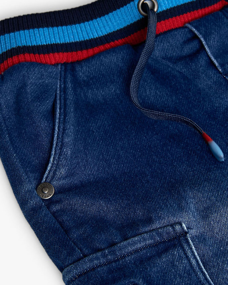 BOBOLI Denim trousers knit for baby -BCI - 322029