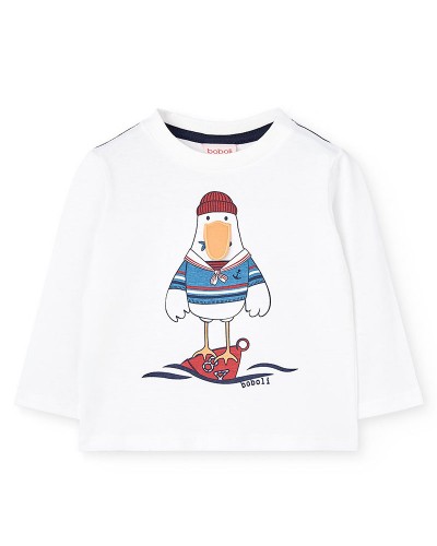 BOBOLI Knit t-Shirt for baby boy -BCI - 322018
