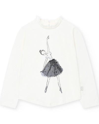 BOBOLI Stretch knit t-Shirt for girl -BCI - 722067 BOBOLI Stretch knit t-Shirt for girl -BCI - 722067