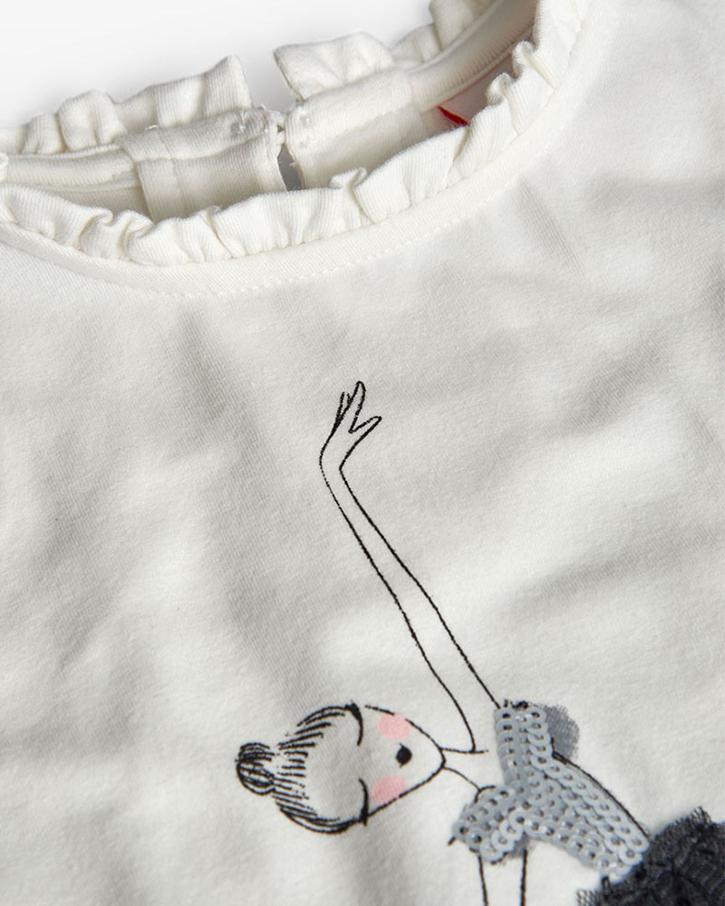 BOBOLI Stretch knit t-Shirt for girl -BCI - 722067 BOBOLI Stretch knit t-Shirt for girl -BCI - 722067