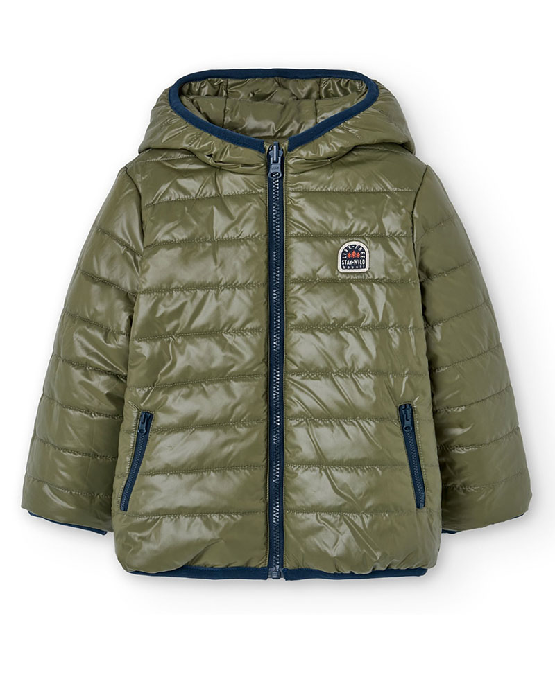 BOBOLI Reversible parka for boy - 522144 BOBOLI Reversible parka for boy - 522144
