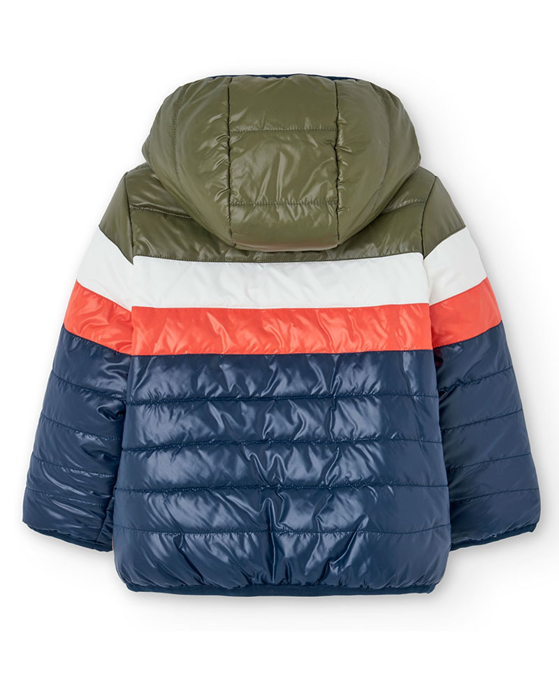BOBOLI Reversible parka for boy - 522144 BOBOLI Reversible parka for boy - 522144