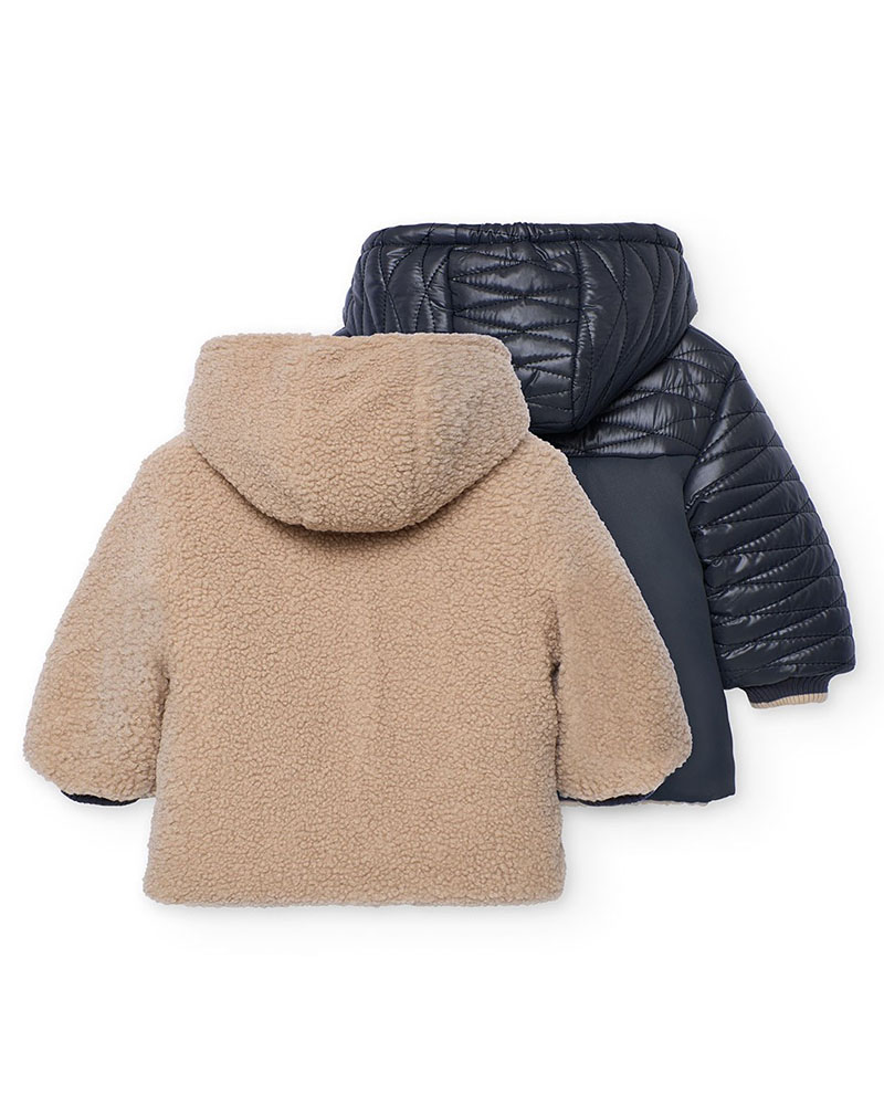 BOBOLI Reversible parka for baby boy - 312174 BOBOLI Reversible parka for baby boy - 312174