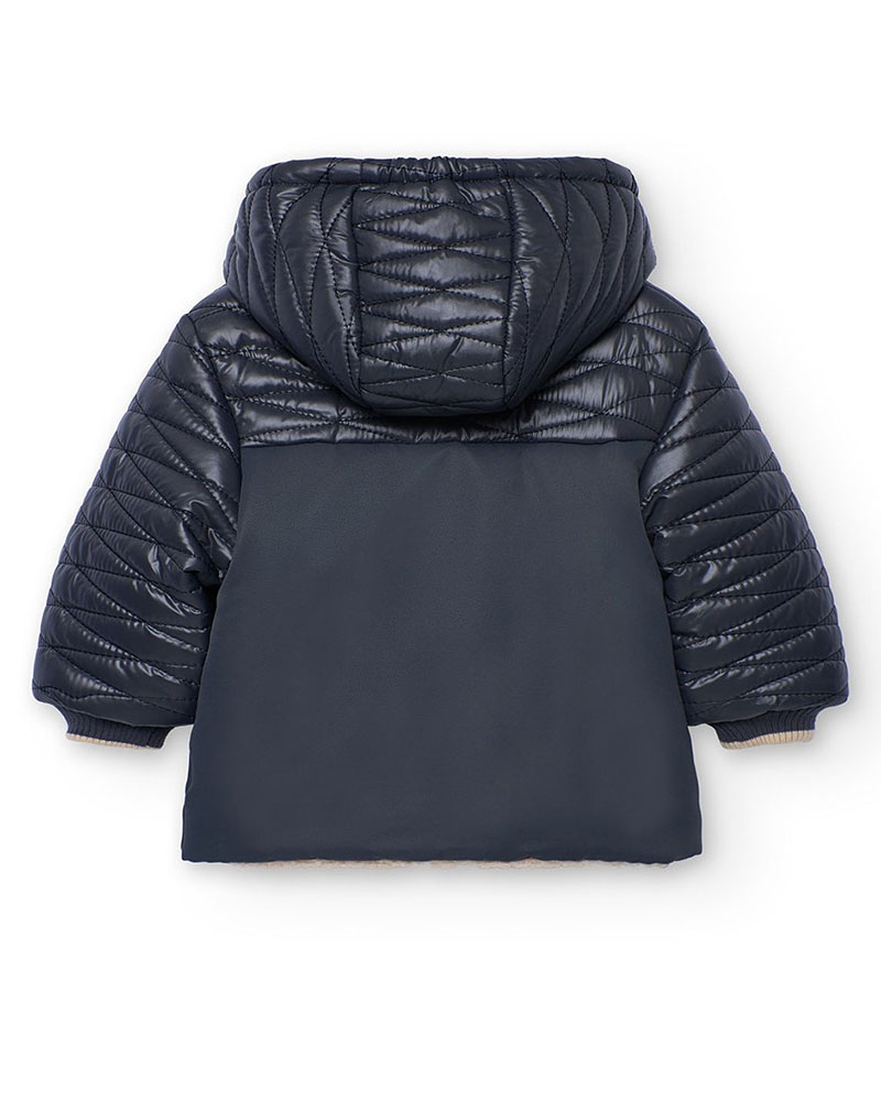 BOBOLI Reversible parka for baby boy - 312174 BOBOLI Reversible parka for baby boy - 312174