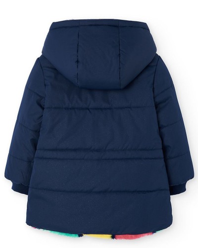 BOBOLI Reversible parka for girl - 412164