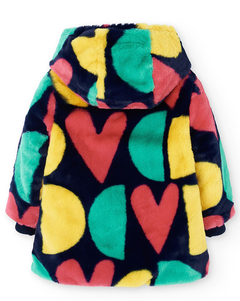 BOBOLI Reversible parka for girl - 412164