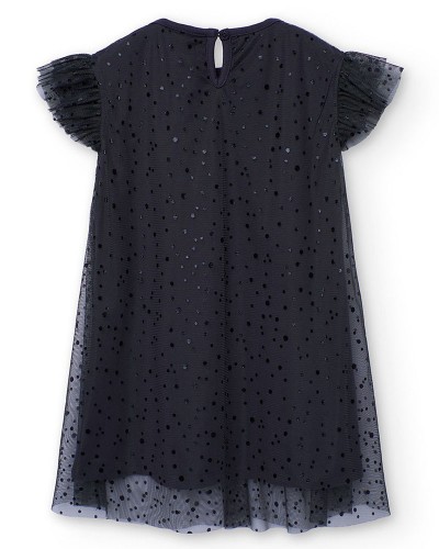 BOBOLI Combined tulle dress for girl -BCI - 722034 BOBOLI Combined tulle dress for girl -BCI - 722034