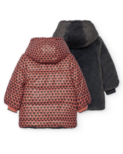 BOBOLI Reversible parka for baby girl -BCI - 212195 BOBOLI Reversible parka for baby girl -BCI - 212195