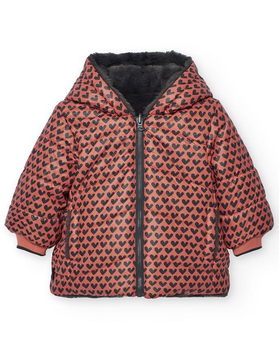 BOBOLI Reversible parka for baby girl -BCI - 212195 BOBOLI Reversible parka for baby girl -BCI - 212195