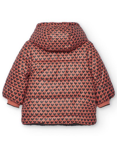 BOBOLI Reversible parka for baby girl -BCI - 212195 BOBOLI Reversible parka for baby girl -BCI - 212195