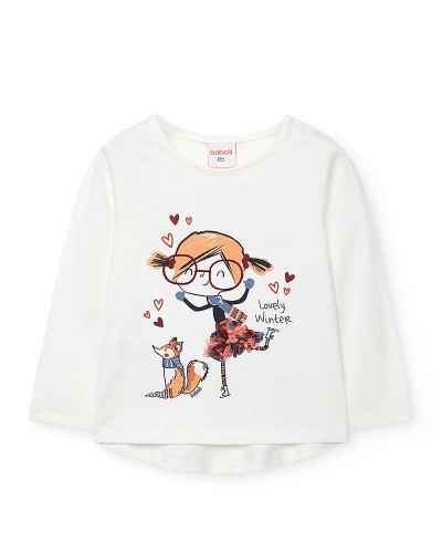 BOBOLI Knit t-Shirt for baby girl -BCI - 212128 BOBOLI Knit t-Shirt for baby girl -BCI - 212128