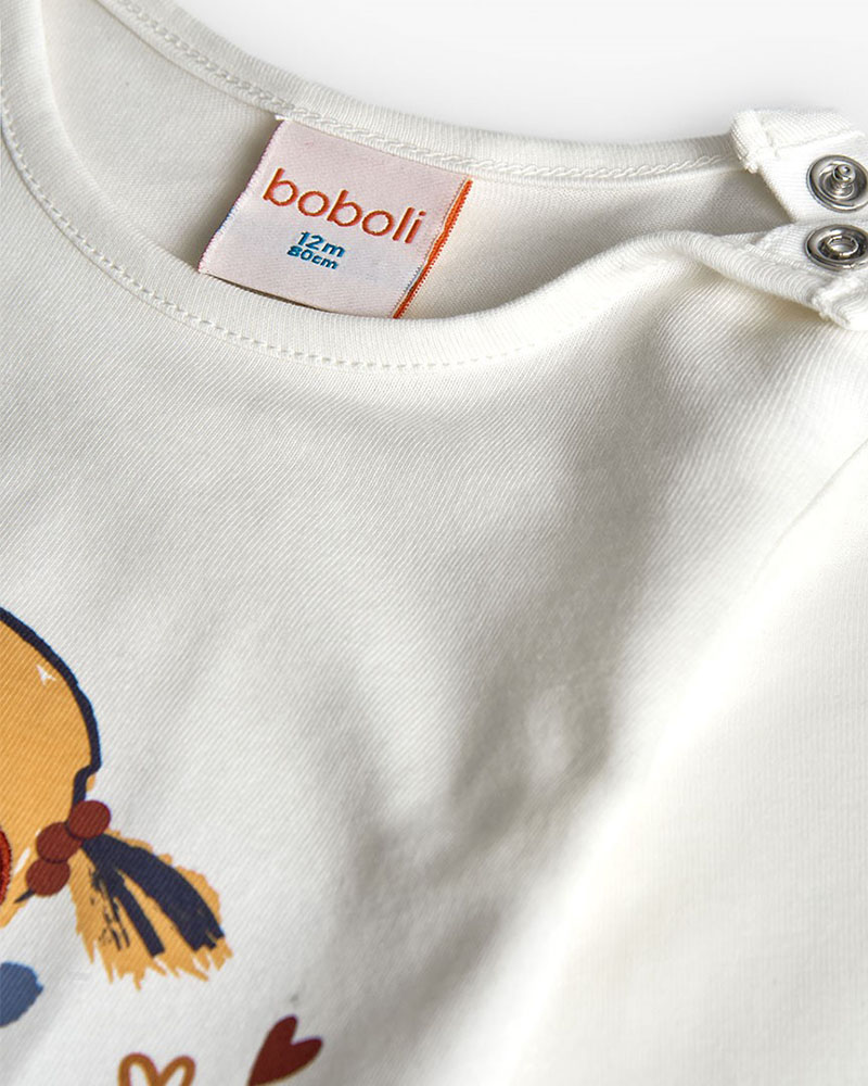 BOBOLI Knit t-Shirt for baby girl -BCI - 212128 BOBOLI Knit t-Shirt for baby girl -BCI - 212128