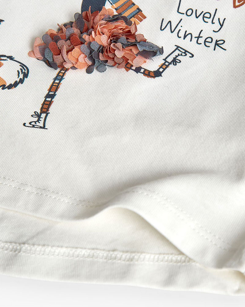 BOBOLI Knit t-Shirt for baby girl -BCI - 212128 BOBOLI Knit t-Shirt for baby girl -BCI - 212128