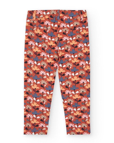 BOBOLI Fleece trousers floral for baby girl -BCI - 212139 BOBOLI Fleece trousers floral for baby girl -BCI - 212139