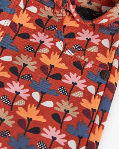 BOBOLI Fleece trousers floral for baby girl -BCI - 212139 BOBOLI Fleece trousers floral for baby girl -BCI - 212139