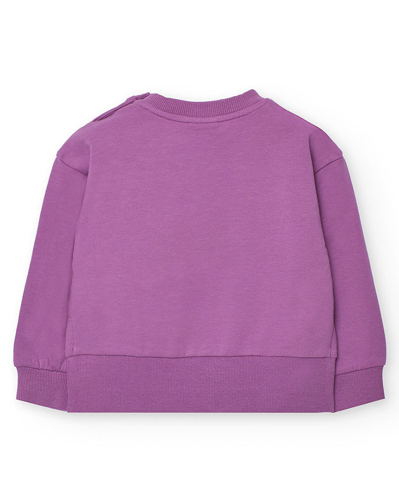 BOBOLI Fleece sweatshirt for baby girl -BCI - 222129