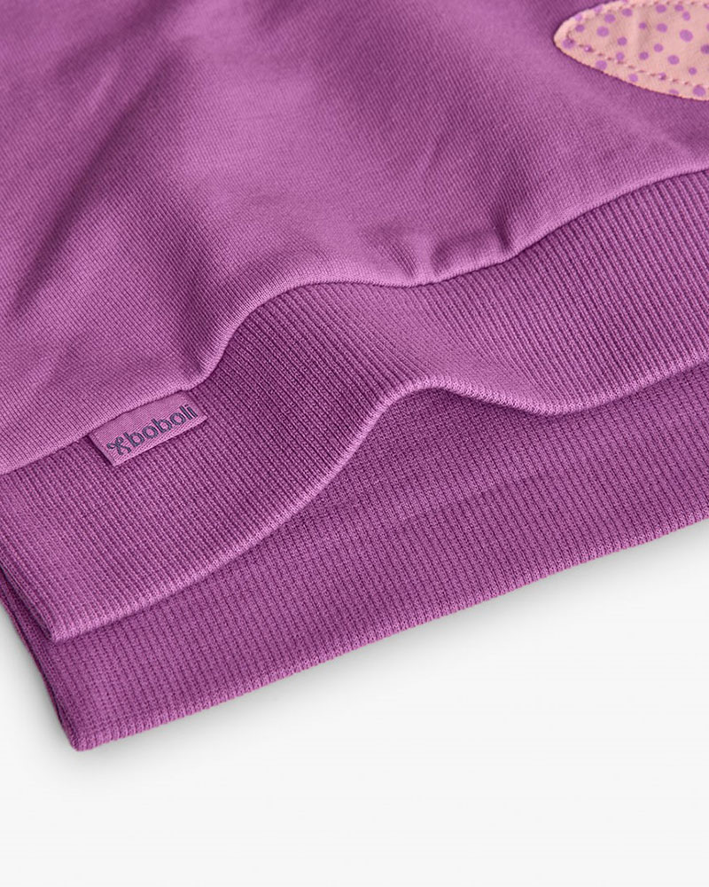 BOBOLI Fleece sweatshirt for baby girl -BCI - 222129