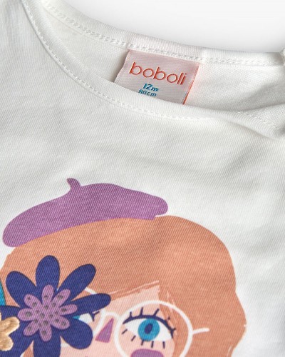 BOBOLI Knit t-Shirt for baby girl -BCI - 222118