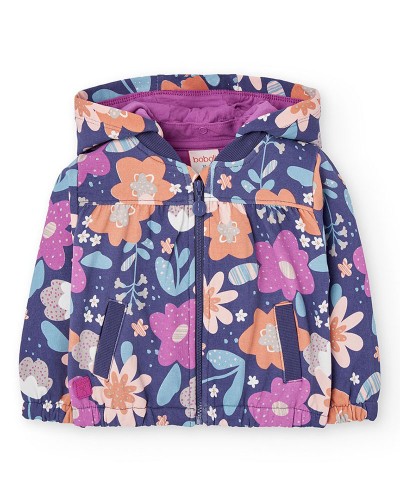 BOBOLI Fleece jacket floral for baby girl -BCI - 222152 BOBOLI Fleece jacket floral for baby girl -BCI - 222152