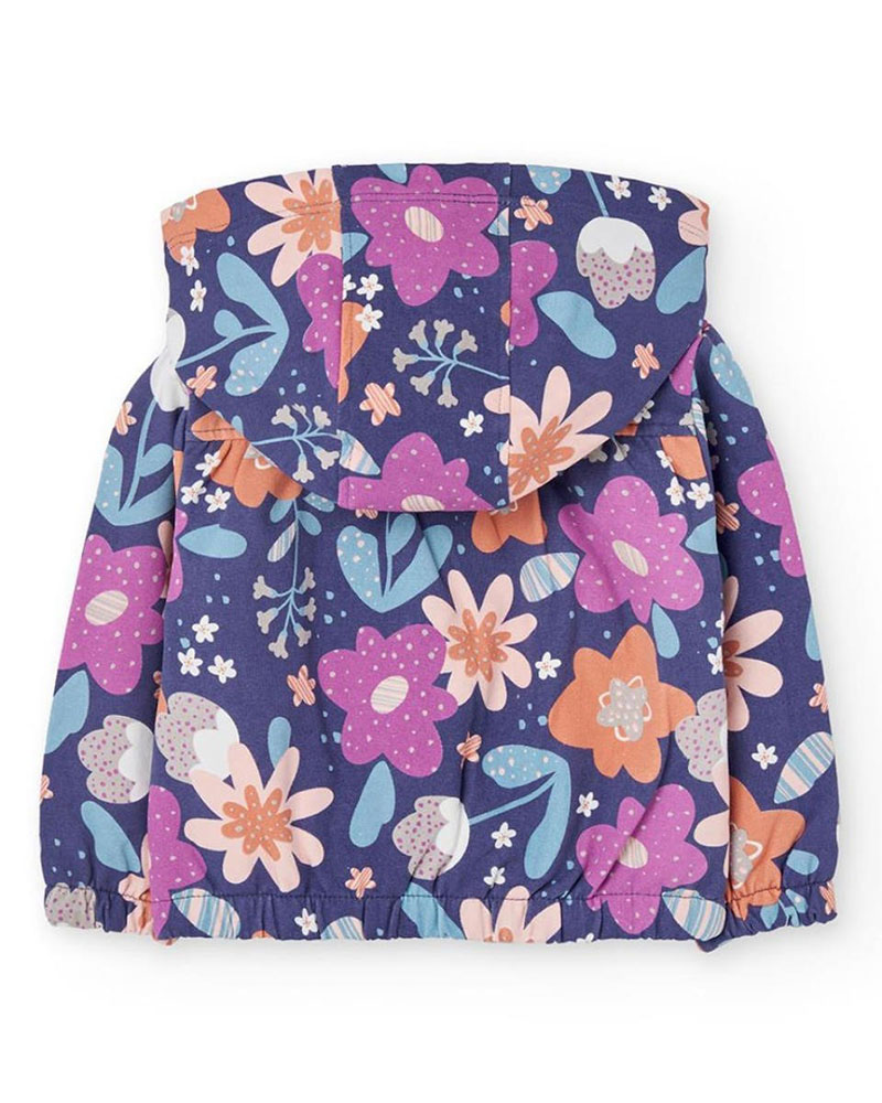 BOBOLI Fleece jacket floral for baby girl -BCI - 222152 BOBOLI Fleece jacket floral for baby girl -BCI - 222152