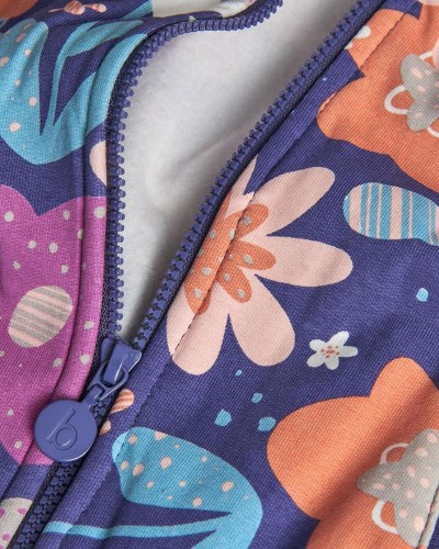 BOBOLI Fleece jacket floral for baby girl -BCI - 222152 BOBOLI Fleece jacket floral for baby girl -BCI - 222152