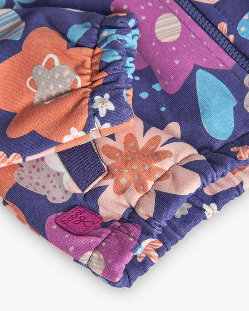 BOBOLI Fleece jacket floral for baby girl -BCI - 222152 BOBOLI Fleece jacket floral for baby girl -BCI - 222152