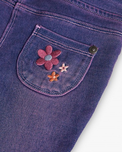 BOBOLI Denim trousers knit for baby girl -BCI - 222028 BOBOLI Denim trousers knit for baby girl -BCI - 222028