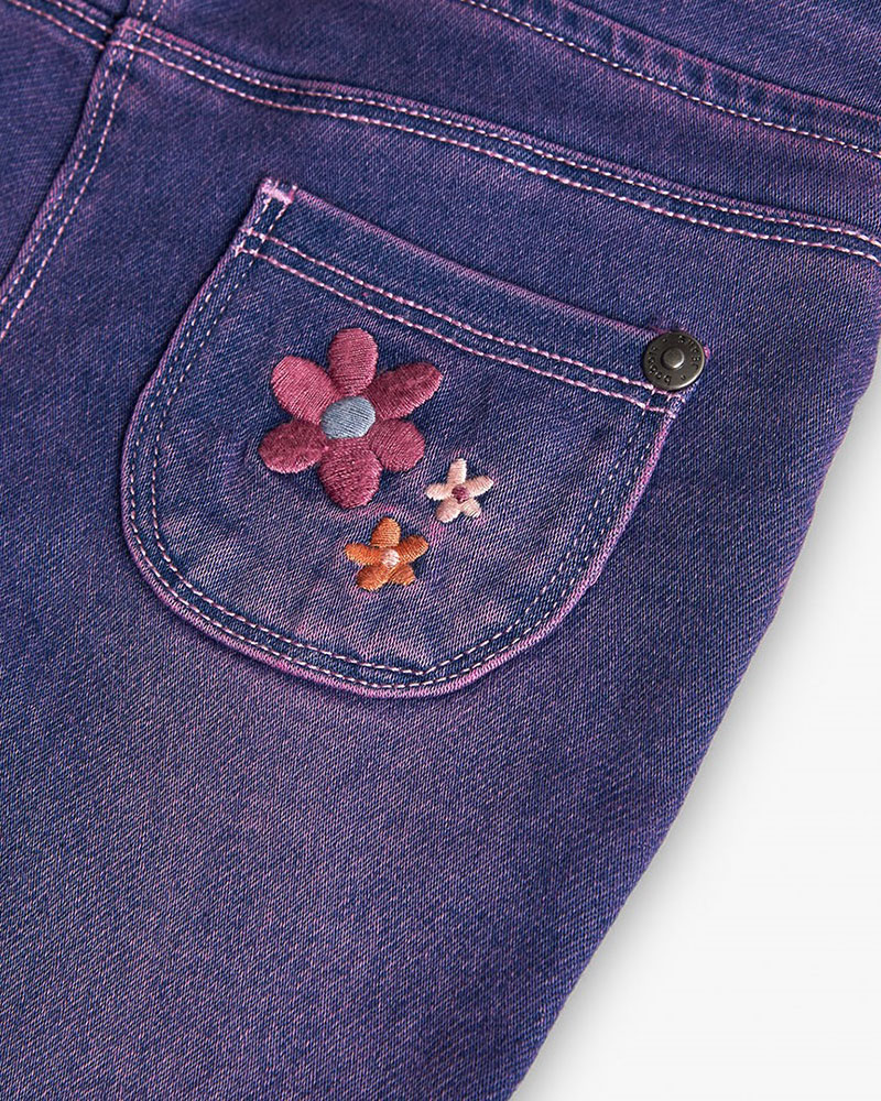 BOBOLI Denim trousers knit for baby girl -BCI - 222028 BOBOLI Denim trousers knit for baby girl -BCI - 222028