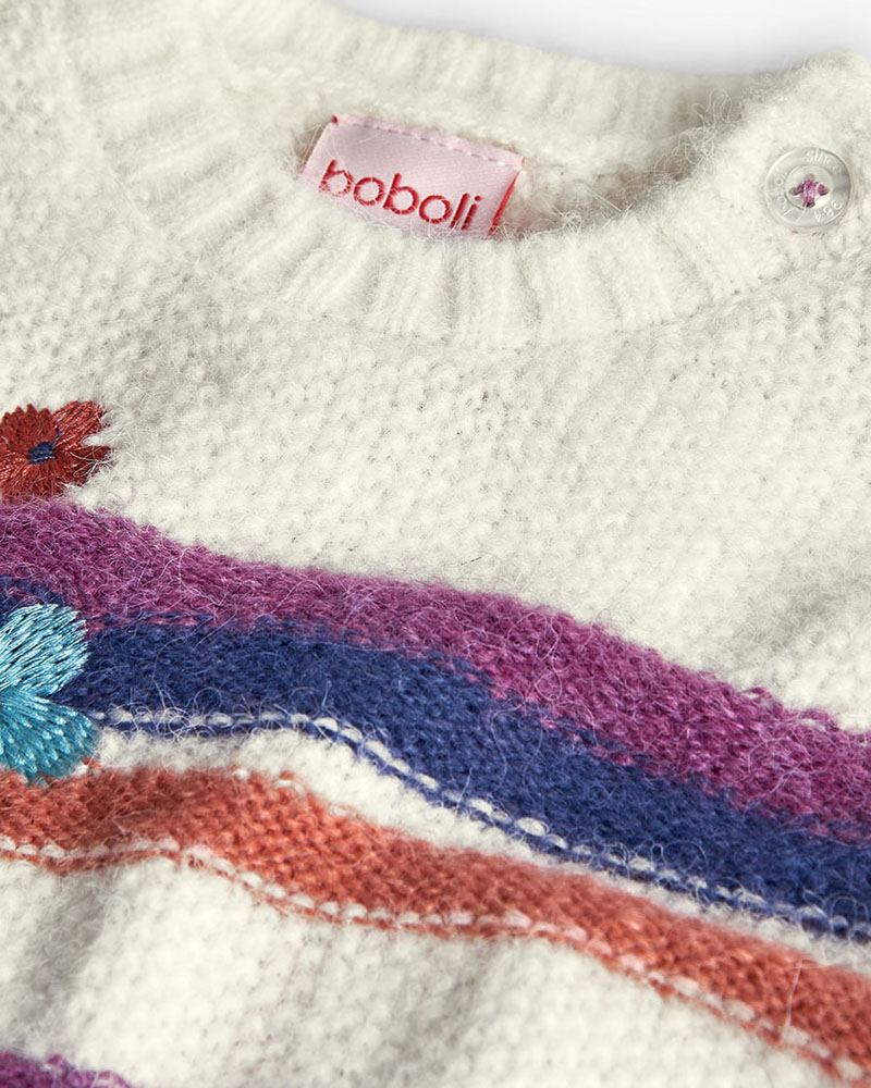 BOBOLI Knitwear pullover for baby girl - 222006 BOBOLI Knitwear pullover for baby girl - 222006