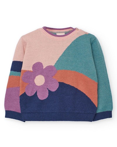 BOBOLI Knitwear pullover for baby girl -BCI - 222039 BOBOLI Knitwear pullover for baby girl -BCI - 222039