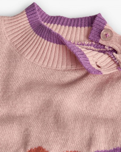 BOBOLI Knitwear dress for baby girl -BCI - 222040 BOBOLI Knitwear dress for baby girl -BCI - 222040