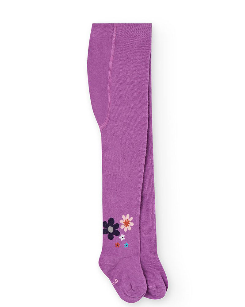 BOBOLI Thick tights floral for baby girl -BCI - 222051 BOBOLI Thick tights floral for baby girl -BCI - 222051