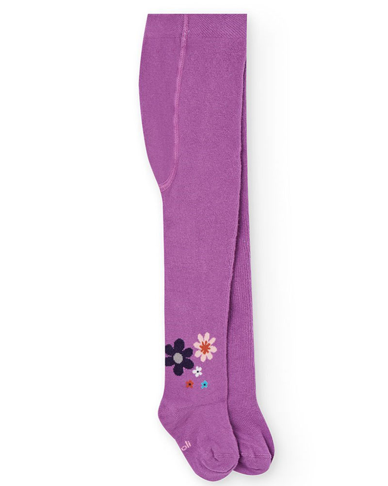 BOBOLI Thick tights floral for baby girl -BCI - 222051 BOBOLI Thick tights floral for baby girl -BCI - 222051