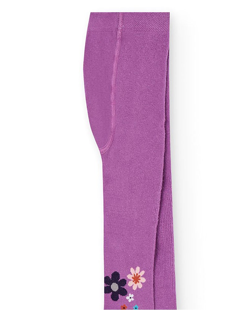BOBOLI Thick tights floral for baby girl -BCI - 222051 BOBOLI Thick tights floral for baby girl -BCI - 222051