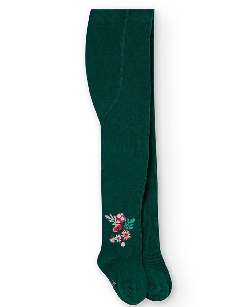 BOBOLI Thick tights floral for baby girl -BCI - 232041 BOBOLI Thick tights floral for baby girl -BCI - 232041