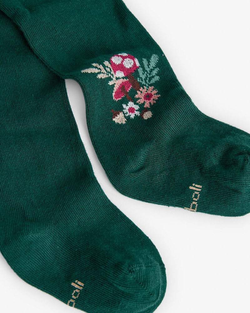 BOBOLI Thick tights floral for baby girl -BCI - 232041 BOBOLI Thick tights floral for baby girl -BCI - 232041