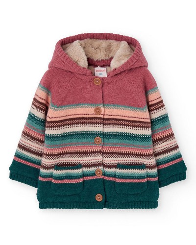 BOBOLI Knitwear jacket for baby girl - 232186 BOBOLI Knitwear jacket for baby girl - 232186
