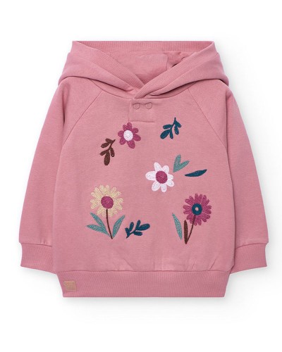 BOBOLI Fleece sweatshirt for baby girl -BCI - 232119