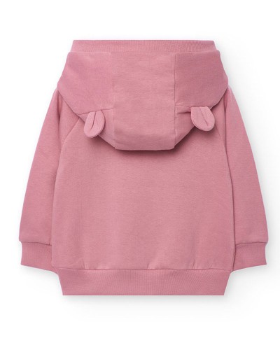 BOBOLI Fleece sweatshirt for baby girl -BCI - 232119